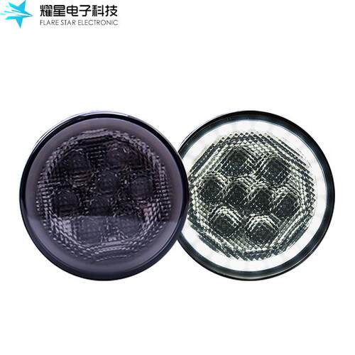JK转向灯JK中网灯带天使眼光圈中网灯黄光