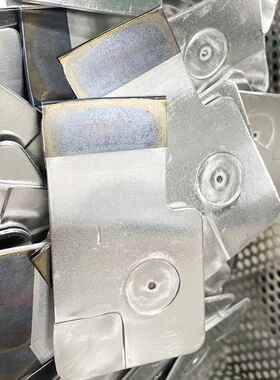 高排分子扩散铝焊接机新能源铝巴铝板58904铝箔软连镍片焊接样品