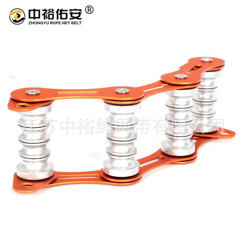 护绳滑轮铝合金墙角护绳器绳索防磨损保护器四轴其他橙色