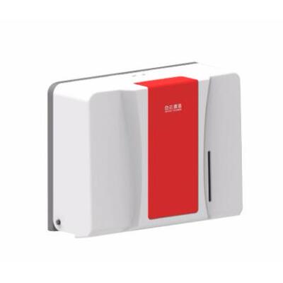 HT白云塑料方形擦手纸盒AF10505（红色）