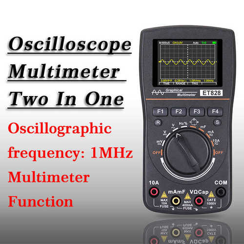 ET828示波器万用表二合一 1MHz示波频率 Oscilloscope multimeter