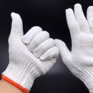 鲁腾太阳岛红边纱手套细沙工作线劳保耐磨用品加厚尼龙600g男工地