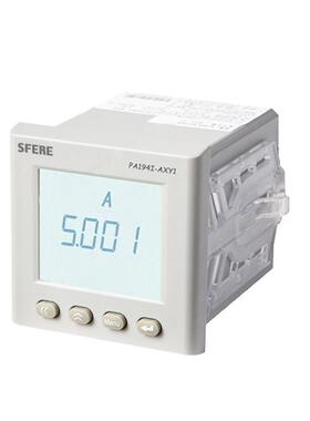 江苏斯菲尔电气sfere PA194I-AXY1智能LCD交流单相电流数显表