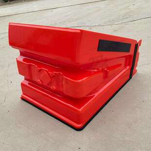 红色ABS内弯防洪挡水板城市防涝学校工地取代沙袋厂家挡水板