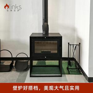 真火燃木壁炉配件黑色不锈钢304清灰工具配件防烫加厚炉具家用