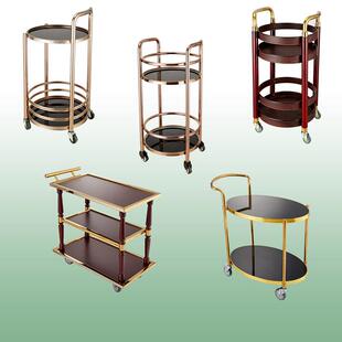 木不锈钢餐实水酒车厨CGT房茶水车商用车餐厅酒店推车ktv酒吧服务