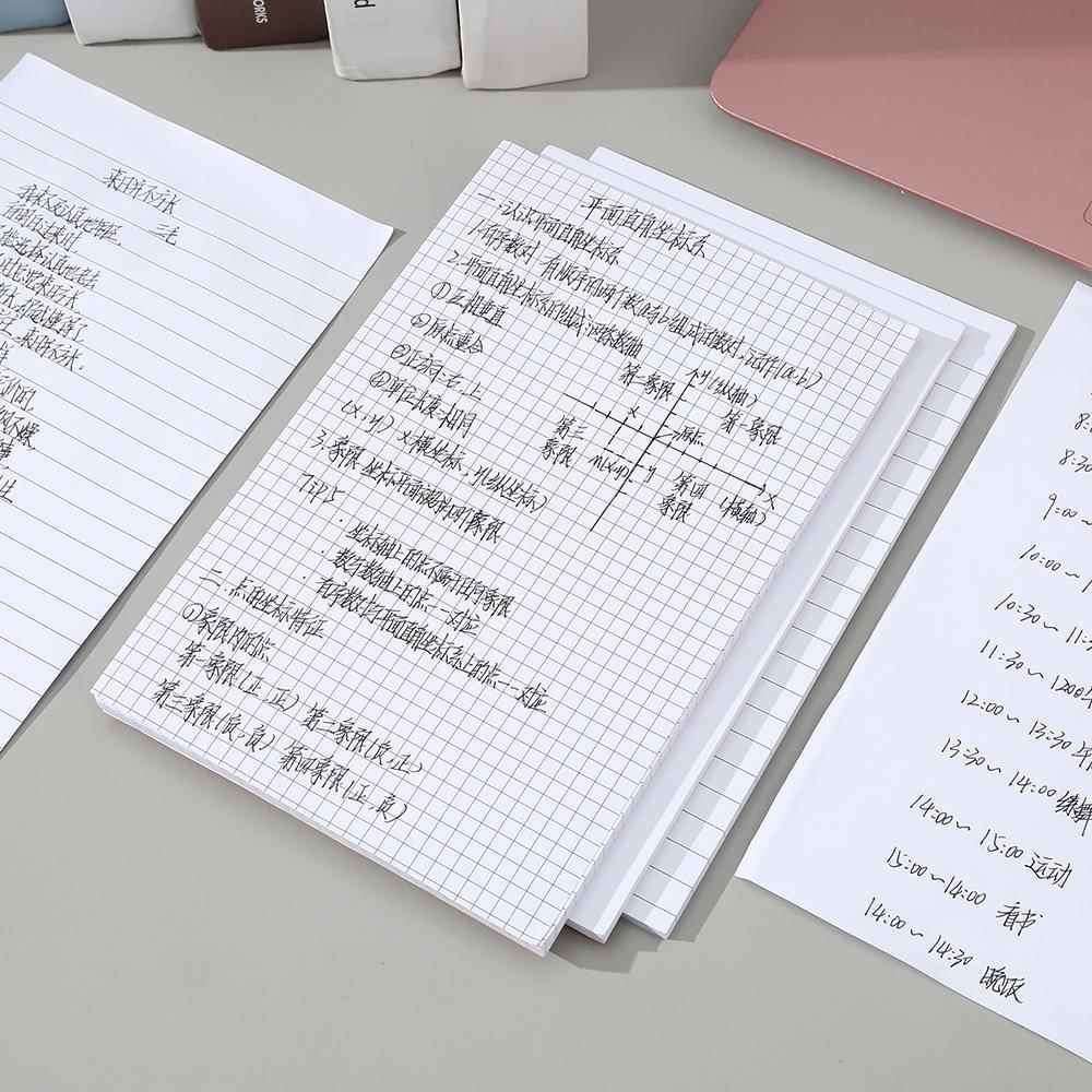 则良A5便利贴横线有粘性学生用加大号记事便签本空白方格便条纸本