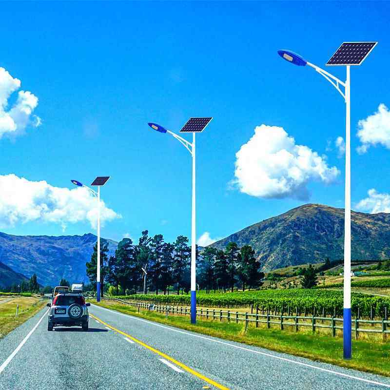 6米8米30wled户外新农村太阳能路灯一体化道路照明灯具工程款