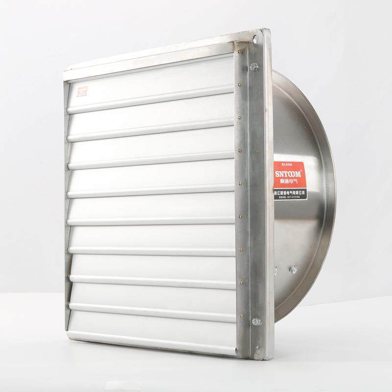 不锈钢防爆排风扇BFAG-300/400/500排气扇 方形工业换气扇带百叶