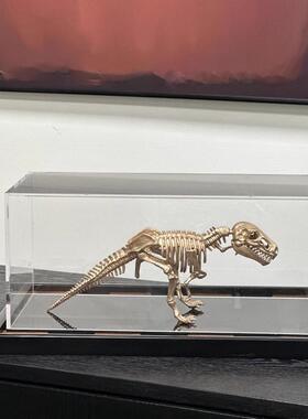 现代简约孩书系列摆件恐模EIO型组龙合样板男房儿童摆设装房饰品