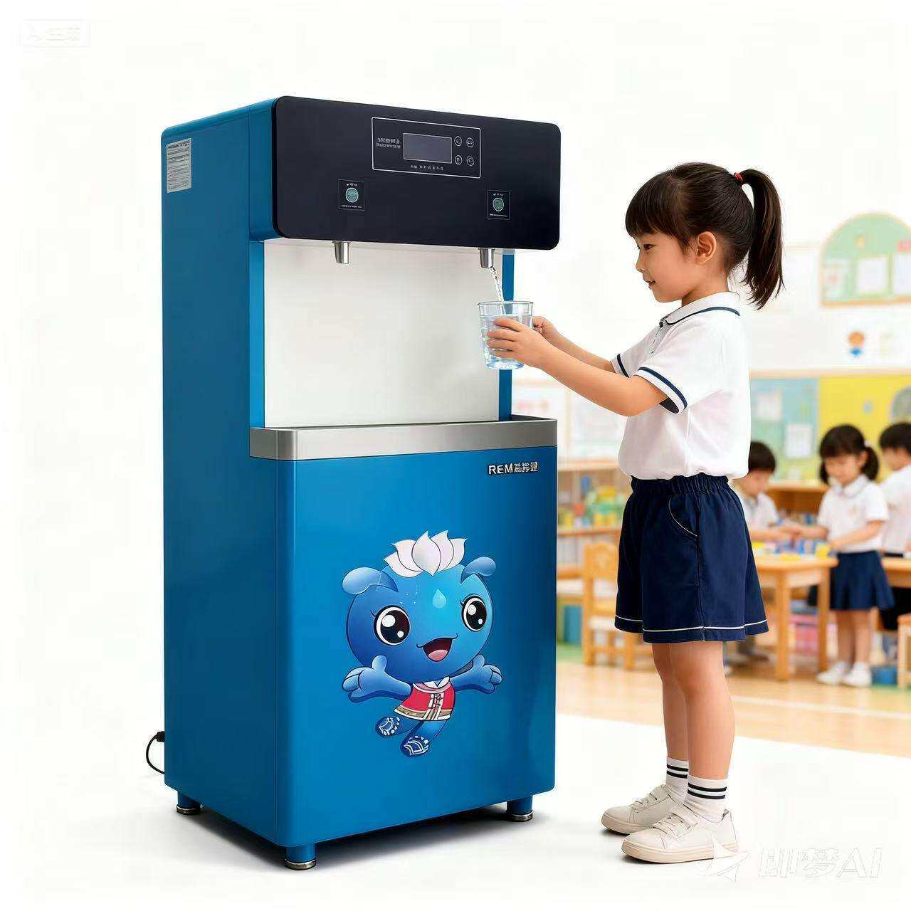 幼儿园恒温直饮机不锈钢立式饮水机智能节能开水器智能防干烧