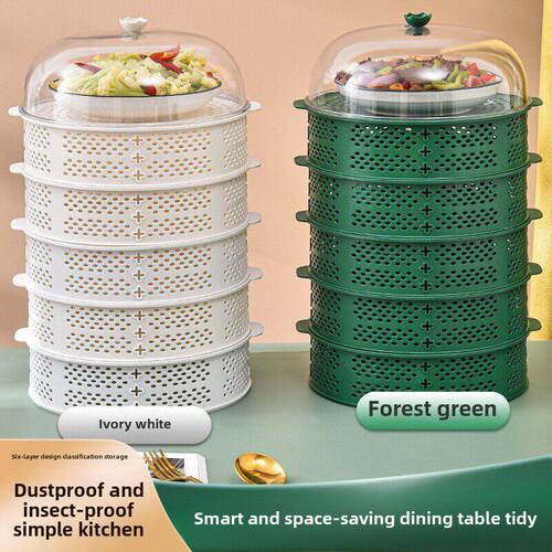 新型透气蔬菜盖夏季中空多层剩菜架米盖饭桌盖防尘防蝇