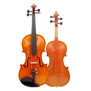 新小提琴精制专业级纯手工油性漆虎纹专业考级成人儿童比赛演奏乐