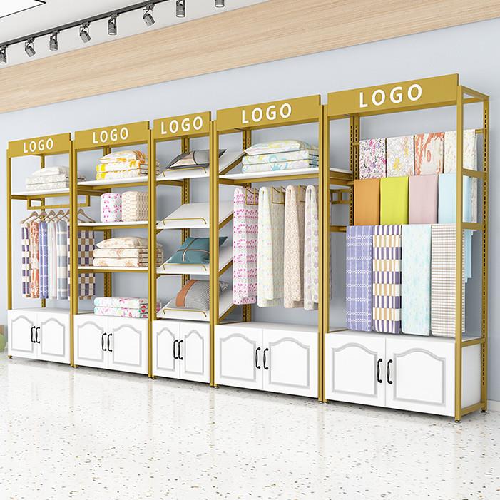 家纺店货架展示架商用架四件套柜被芯枕芯窗帘床上用品家用
