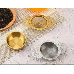 Ear Double Tea Filter Clean Stainless Easy Steel