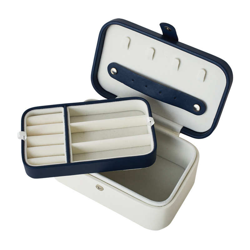 定制欧式珠宝首饰收纳盒 多层便携式饰品首饰盒 创意pu皮质首饰盒