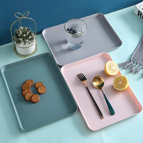 Home-use simple tea table tray, living room plastic water cu