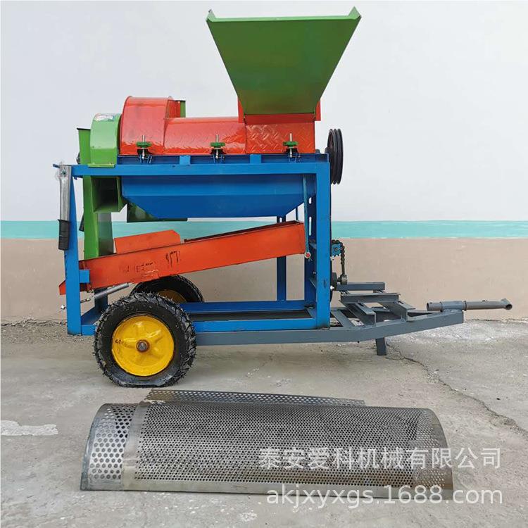 柴油机款玉柴脱粒机电两米用5TD-700玉米粒剥皮一体机新型黑眼脱