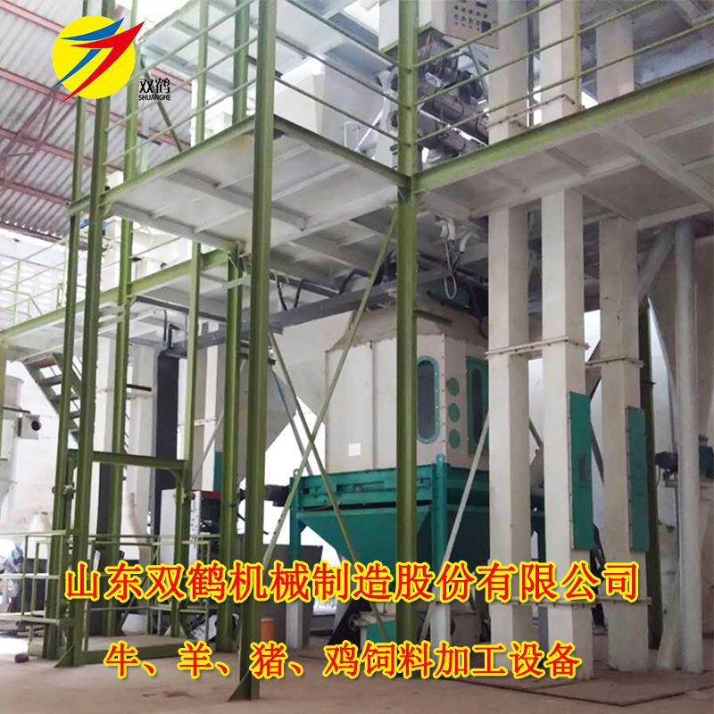 实地安装时产5吨畜禽颗粒饲料生产线 养鸡加工颗粒成套设备有现货
