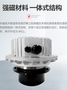 EC风机外转子电机 5.5kw380v 负压风机 永磁同步电机 离心风机