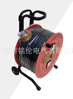 移动电缆盘/线缆盘YDX-BX 3*4㎡+1缠线盘 100M卷线盘 380v绕线盘