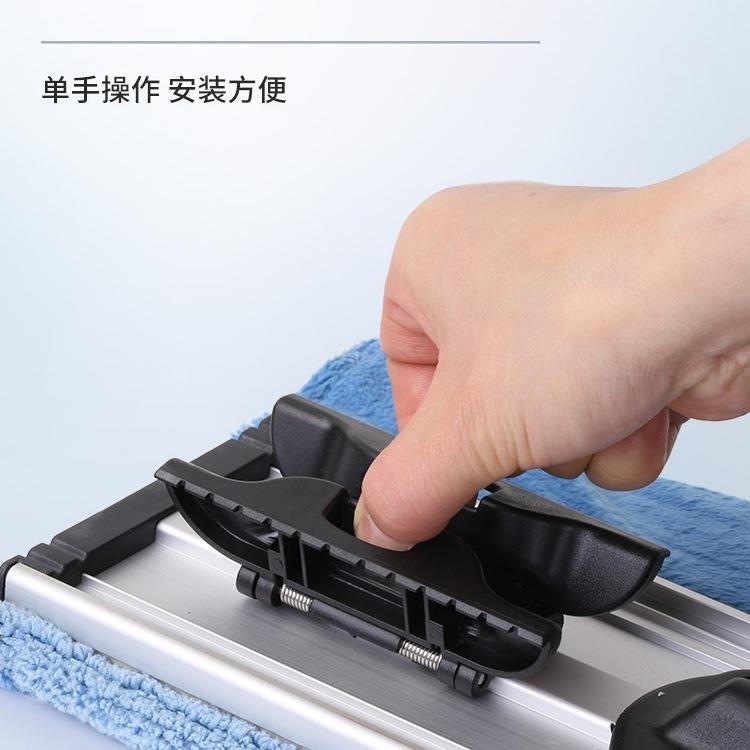 平板拖把家用懒人一拖瓷砖地净夹布托墩布不锈钢木地板毛巾