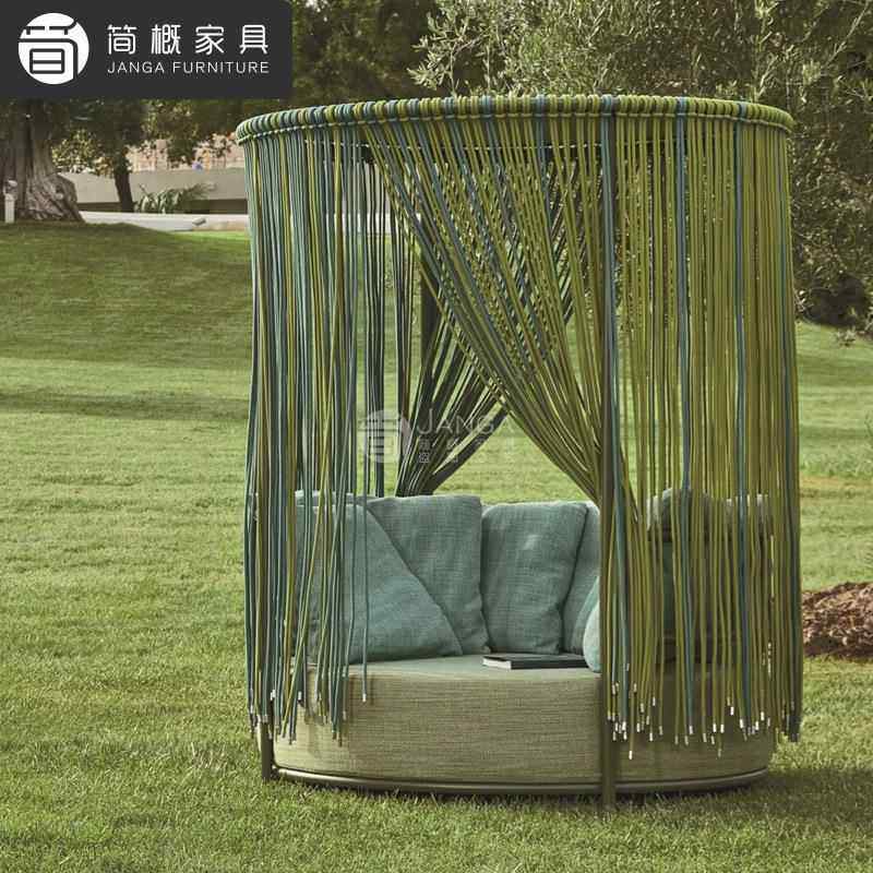 户外露台花躺床园庭院形度沙发544床酒店假露天藤编躺椅防水圆防,住宅家具,户外沙发,淘宝优惠券,粉丝福利购,淘宝优惠卷