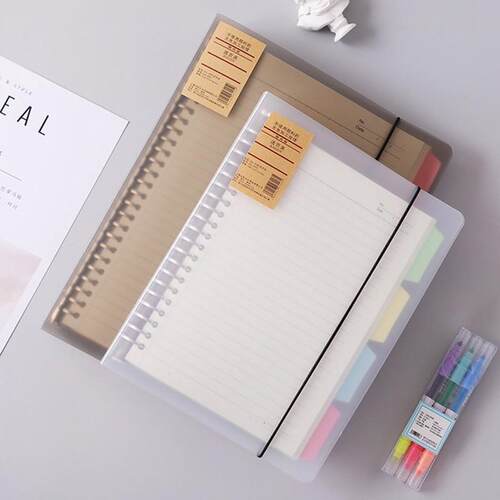 Loose Leaf Notebook A5/B5/A4 Ring Binder Dairy Paper Refill