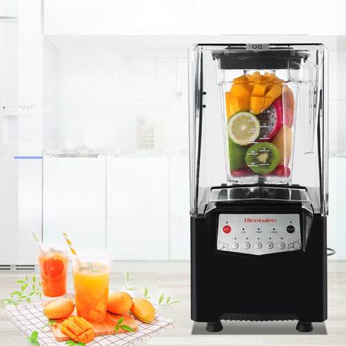 带隔音罩沙冰机奶茶店商用静音破壁机料理机碎冰机榨汁机大马力