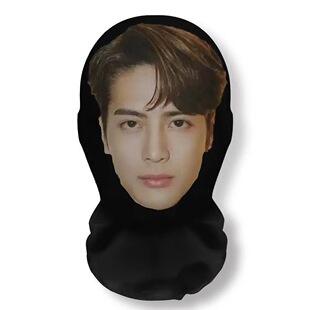 3D搞怪面具人面仿真搞笑头套cos男明星3d头套人脸恶搞网纱面罩。