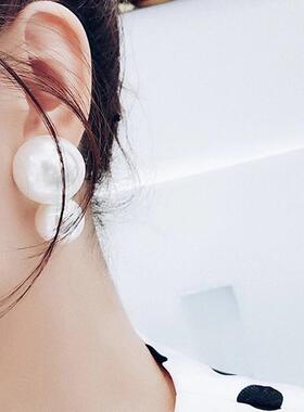 韩版珍珠耳钉个性耳环日韩耳环