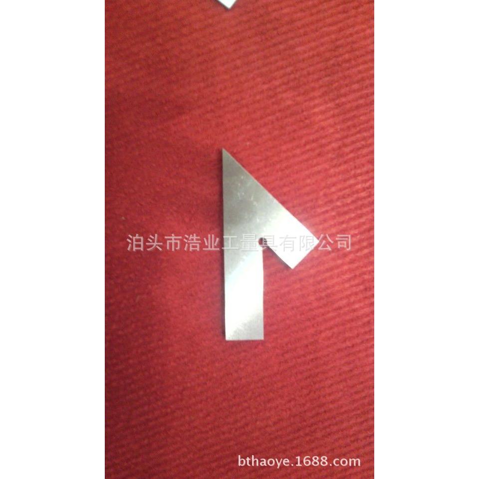 300x200 不锈钢尺身 表面淬火 45度角尺平口 可带座 出口产品