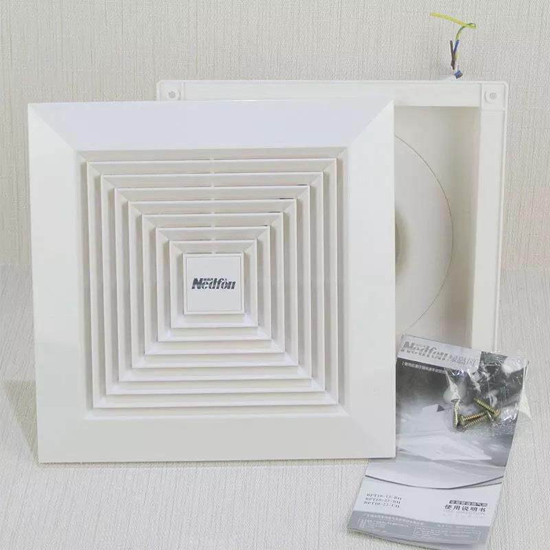 绿岛天风排气扇卫生间专用气扇强力轻换音花吸道顶BPT10-12管式厕