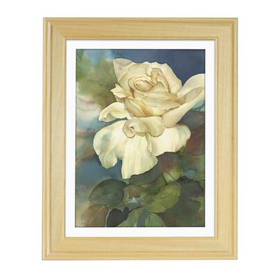 ZQ实木字画框装裱书法字中式相框挂墙4开加卡纸裱画外框定做像框