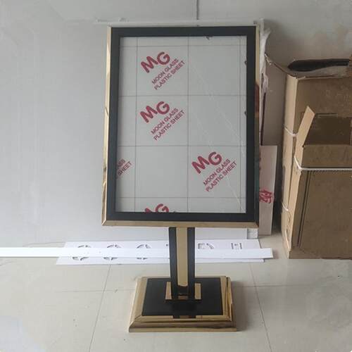 酒店大堂水牌迎宾牌立牌指示牌立式导向指引牌不锈钢广告牌展示架
