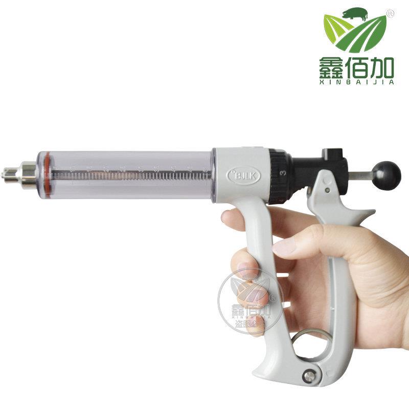 连续兽用可调半自动疫苗注射注器猪牛羊25/50毫升大容量