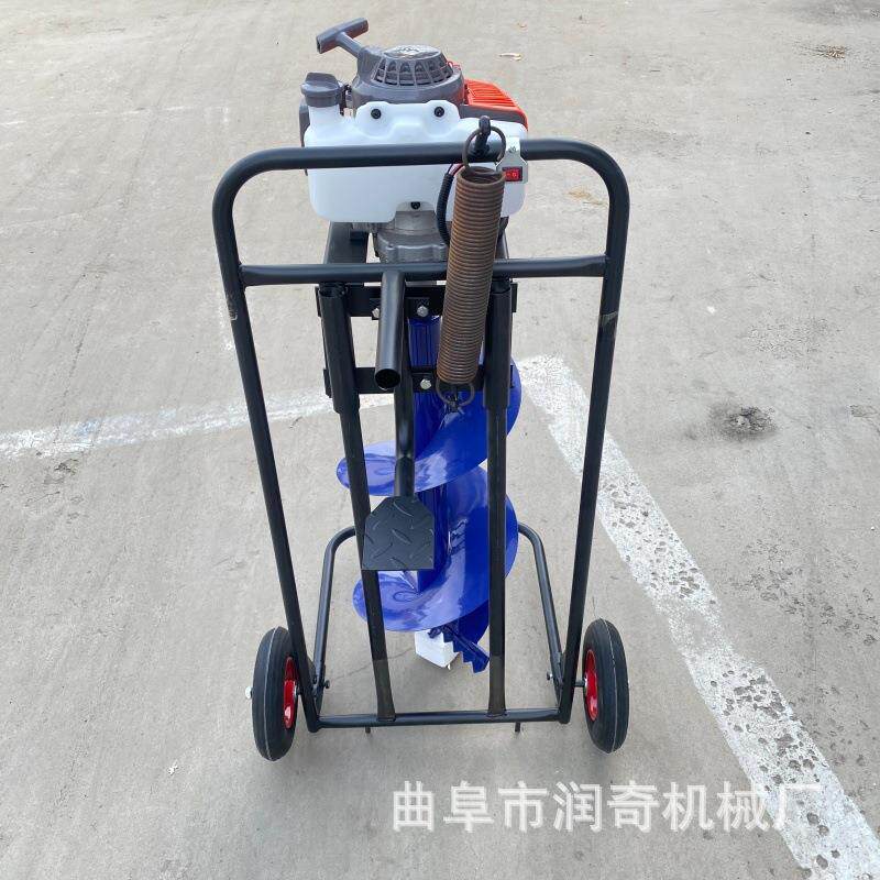 一键启动地钻大功率打洞钻孔挖坑果园施肥种植小型农用汽油机