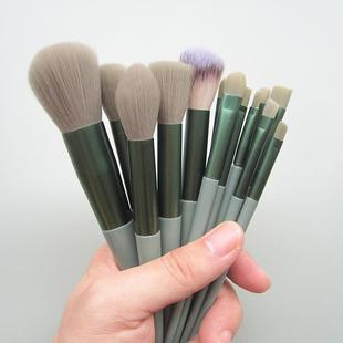 河北沧州鹿邑便携式化妆刷动物毛套装软高光眼部13支化妆刷套刷定