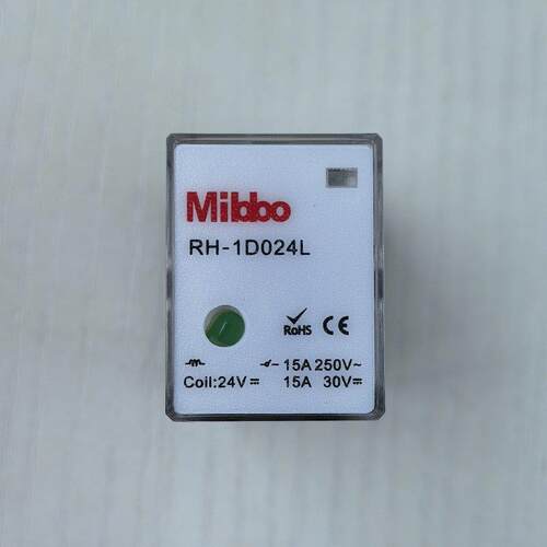 Mibbo米博中间继电器RH-1D024L+RL-H08E RG22-2D024L+RL-G08E 4D