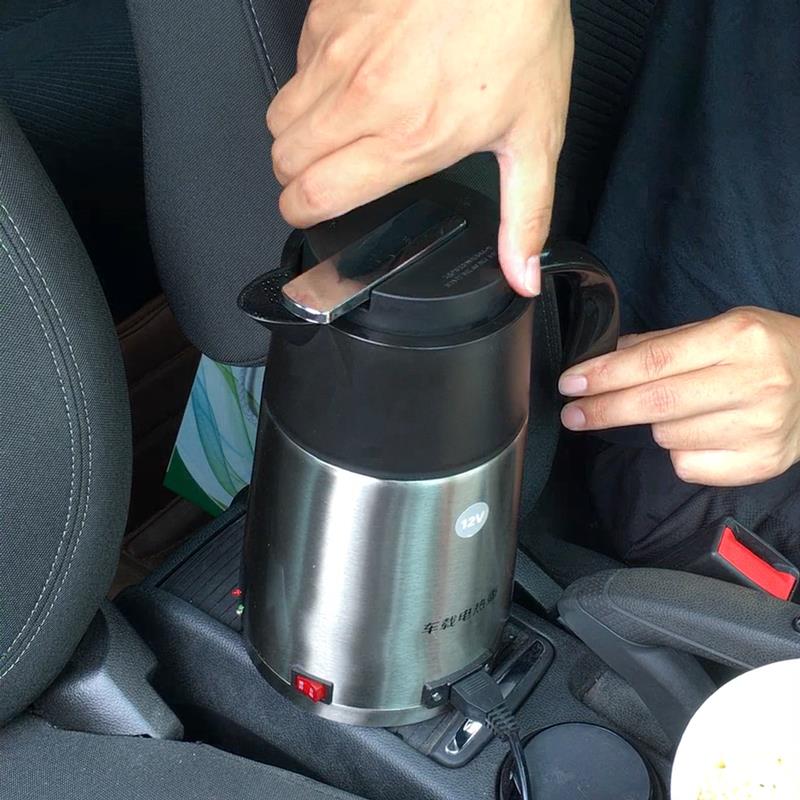 车载烧水壶车用电热水壶加热24v货车热水器12v汽车轿车电热杯水杯