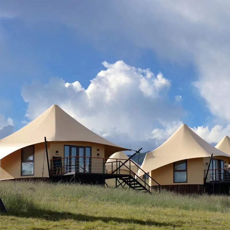 枫别尚度篷房墅假村自然膜结构野奢酒店露帐篷建筑营住宿帐篷一室