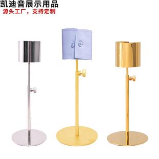新不锈钢立式 口衣服袖 窗展示品衬衣631领口伸缩陈列装 橱 衣领架袖