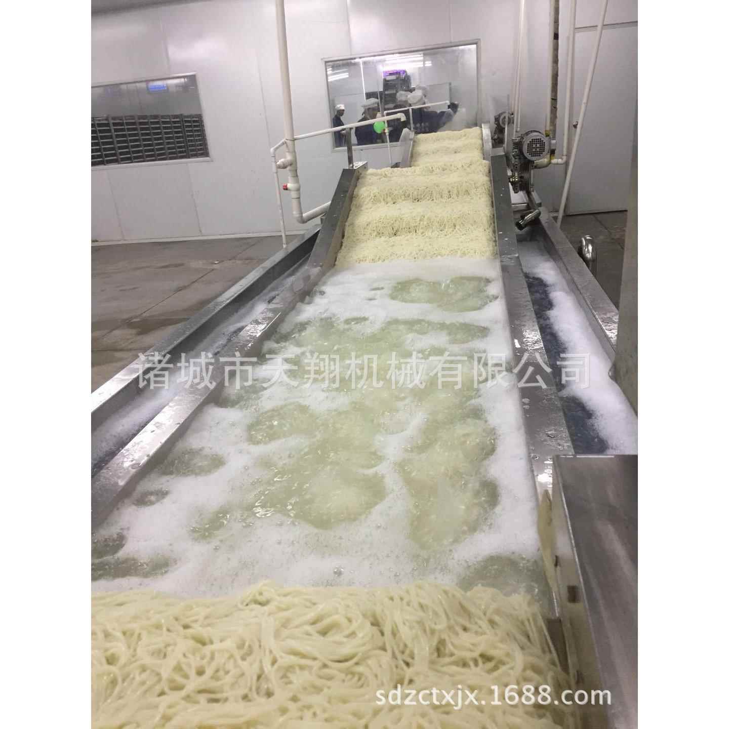 米线米粉蒸煮漂烫蔬菜清洗流水线设备米粉油菜清洗漂烫机
