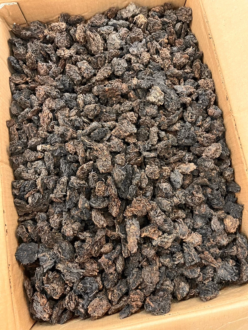 2斤袋裝處理尾貨老茶頭普洱熟普包郵 普洱茶 BUASHOP普洱老茶