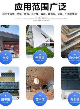 冲孔铝单板纹氟碳冲孔雕吊刻上去木铝板门头饰EVK装板顶铝建材厂