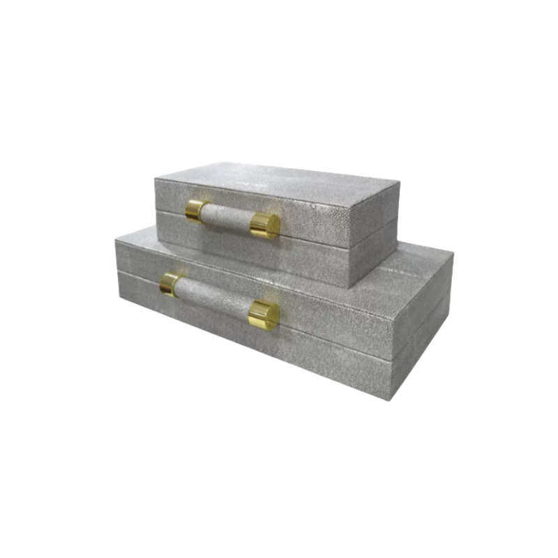 现代简约轻奢魔鬼鱼纹皮质样板房酒店会所软装饰品家居收纳盒摆件,家居饰品,木雕,淘宝优惠券,粉丝福利购,淘宝优惠卷