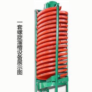 金矿铁矿钛铁矿铬铁矿分选设备螺旋溜槽5LL-1200精品螺旋溜槽螺