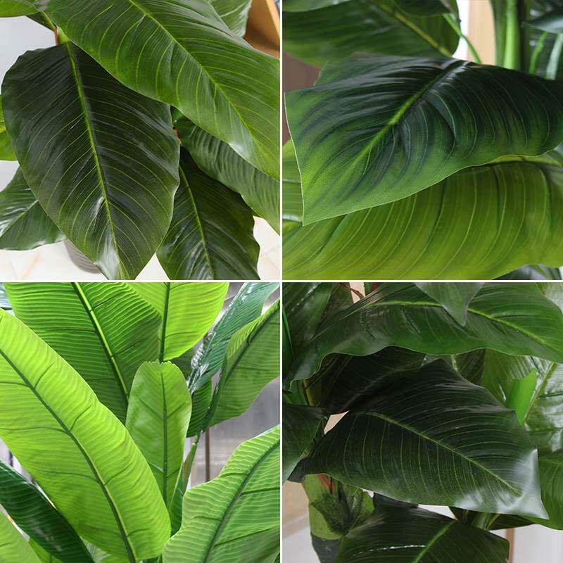 香蕉树模拟植物大型绿色植物假盆栽室内装饰假花客厅假树地板站立