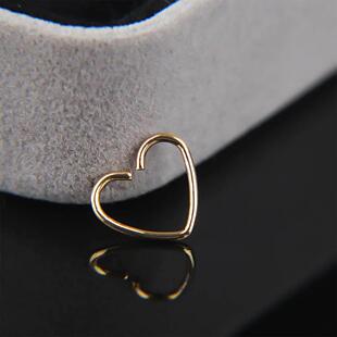 Steel Pie Body Surgical Cartilage Tragus Heart Jewelry Daith