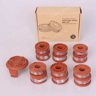 1纸盒包装 割草线圈12 现货 线轴打草绳帽盖 威克斯WA0010割草绳